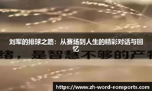 刘军的排球之路：从赛场到人生的精彩对话与回忆